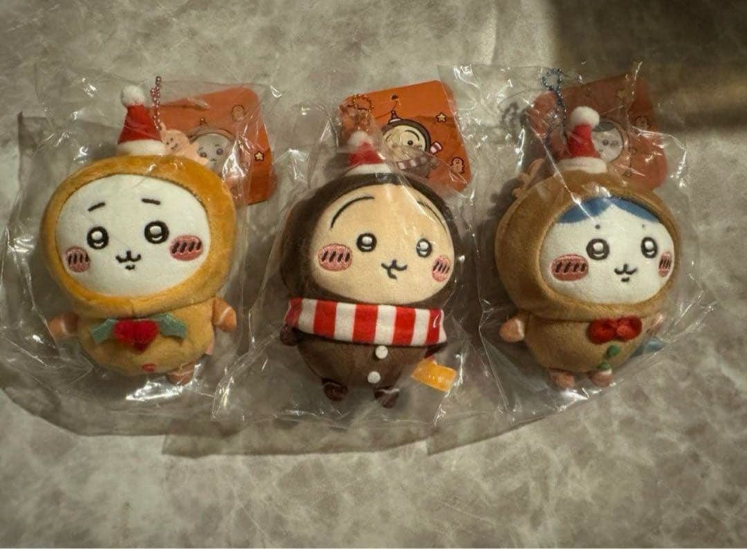 ジンジャーマン マスコット ちいかわ ハチワレ うさぎ 3体 新品未開封