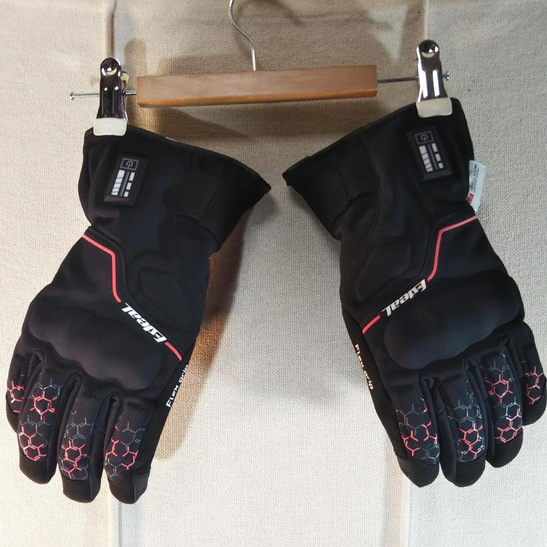 【美品】山城 IDEAL/ID-204/HEAT4 ヒートグローブ IDEAL アイディール ウインター電熱グローブ バッテリータイプ ID-204