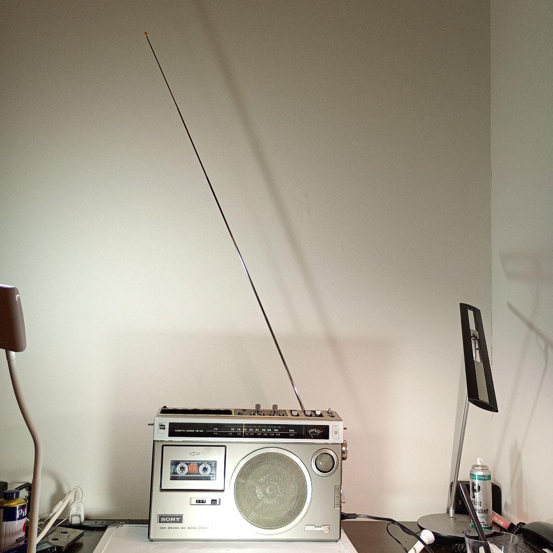 SONY ラジカセ CF-1980 動作品 外装(本体ケース)は1980V - メルカリ