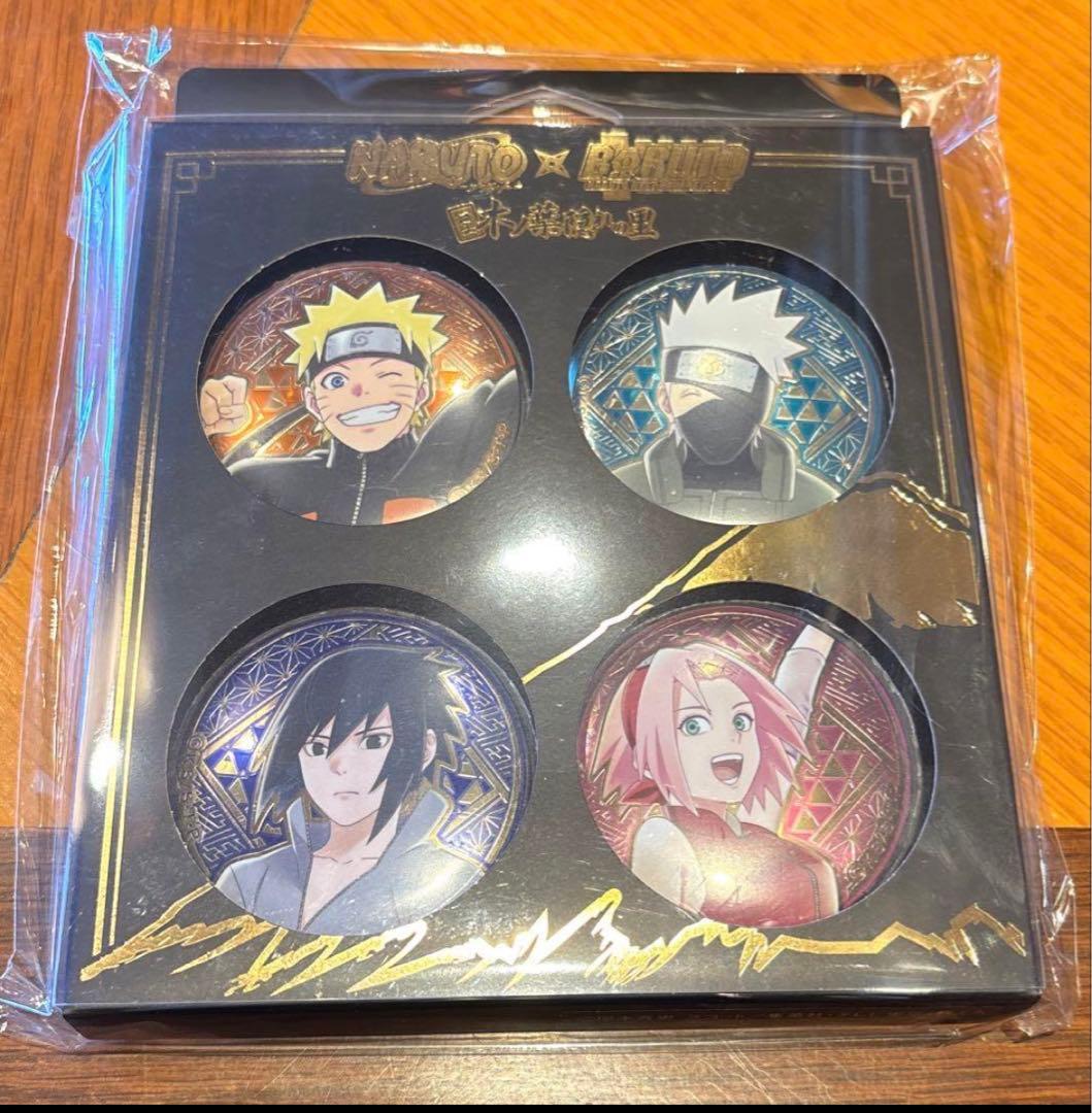 NARUTO春野サクラ缶バッジ富士急ハイランド木ノ葉隠れの里5周年