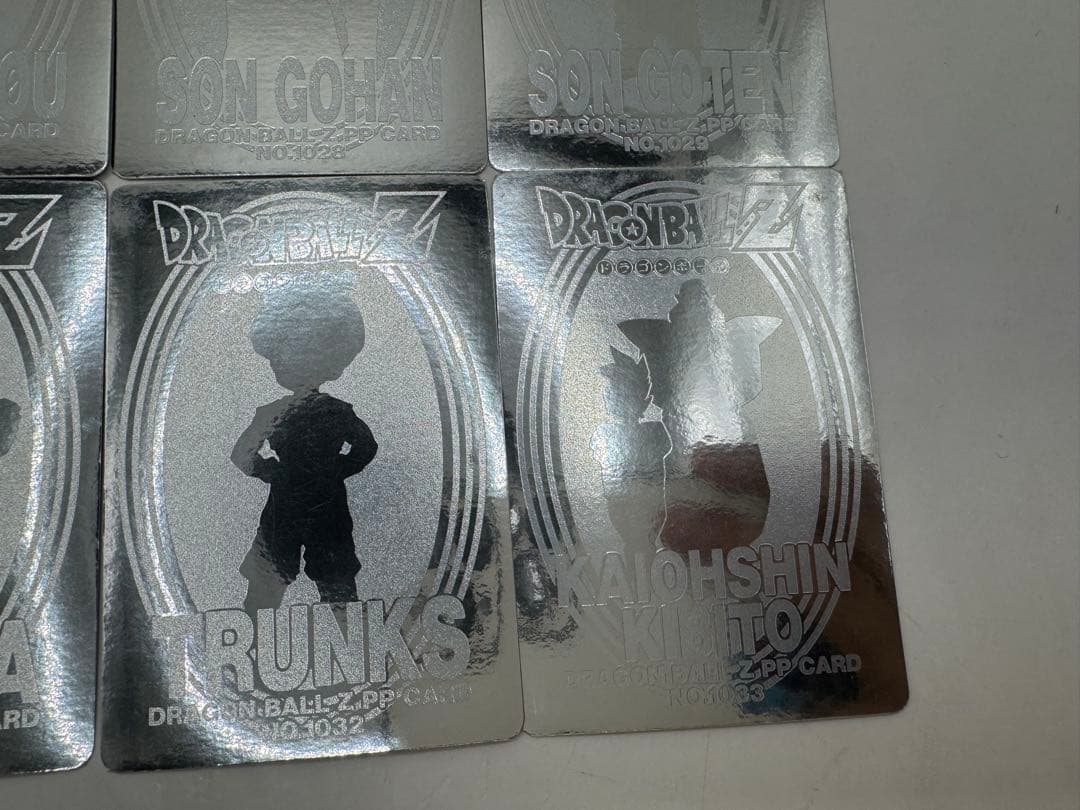 ドラゴンボールZ PPカード カードダス シルバー 銀エンボス 8枚
