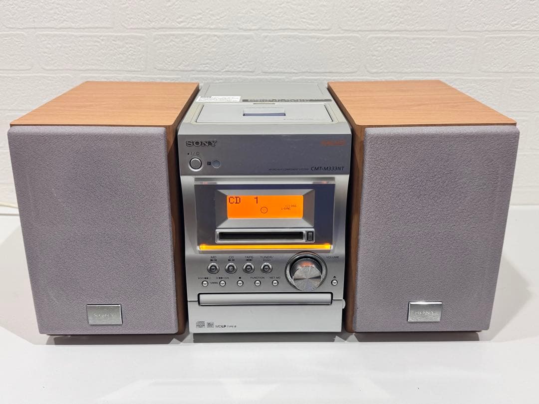 完動品】 SONY CMT-M333NT & MDディスク3枚 - メルカリ