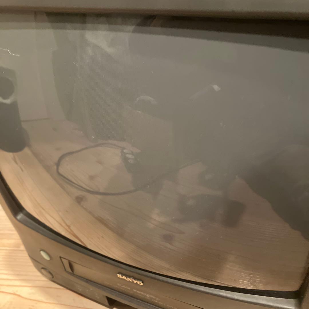 SANYO C-14VT20 ブラウン管 テレビデオ レトロ家電 レトロゲーム
