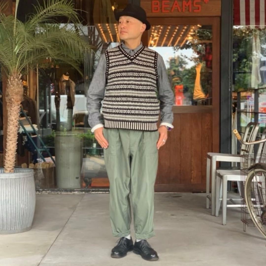 GIM BEAMS PLUS / 別注 フェアアイル ニットベスト【同日発送】 - メルカリ