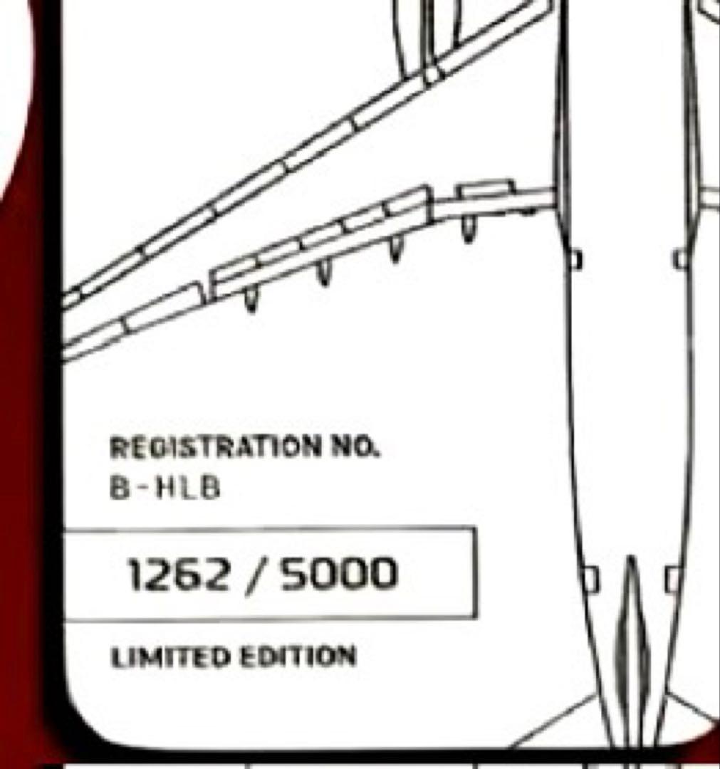 レア品•Aviation】キャセイ ドラゴン B-HLB 実機スキンタグ