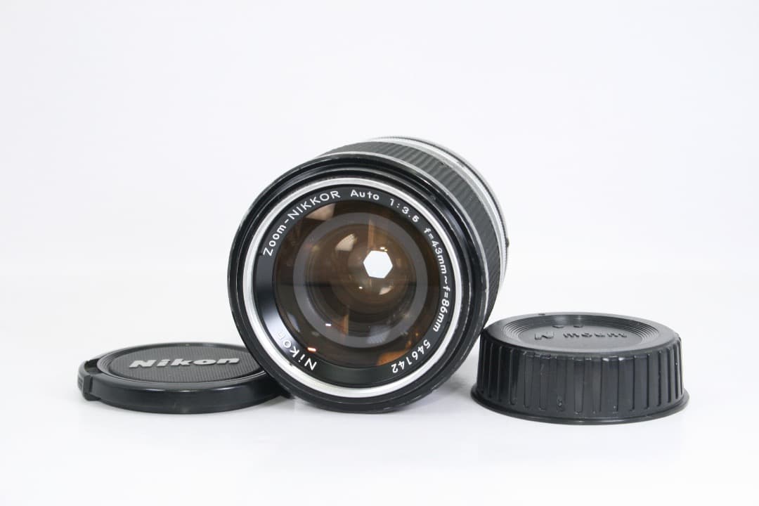 NIKON Ai ZOOM NIKKOR 43-86mm F3.5 完動品#58 EXC+++】 Nikon Zoom-NIKKOR 43-86mm F3.5 Ai w/cap&Filter FromJapan