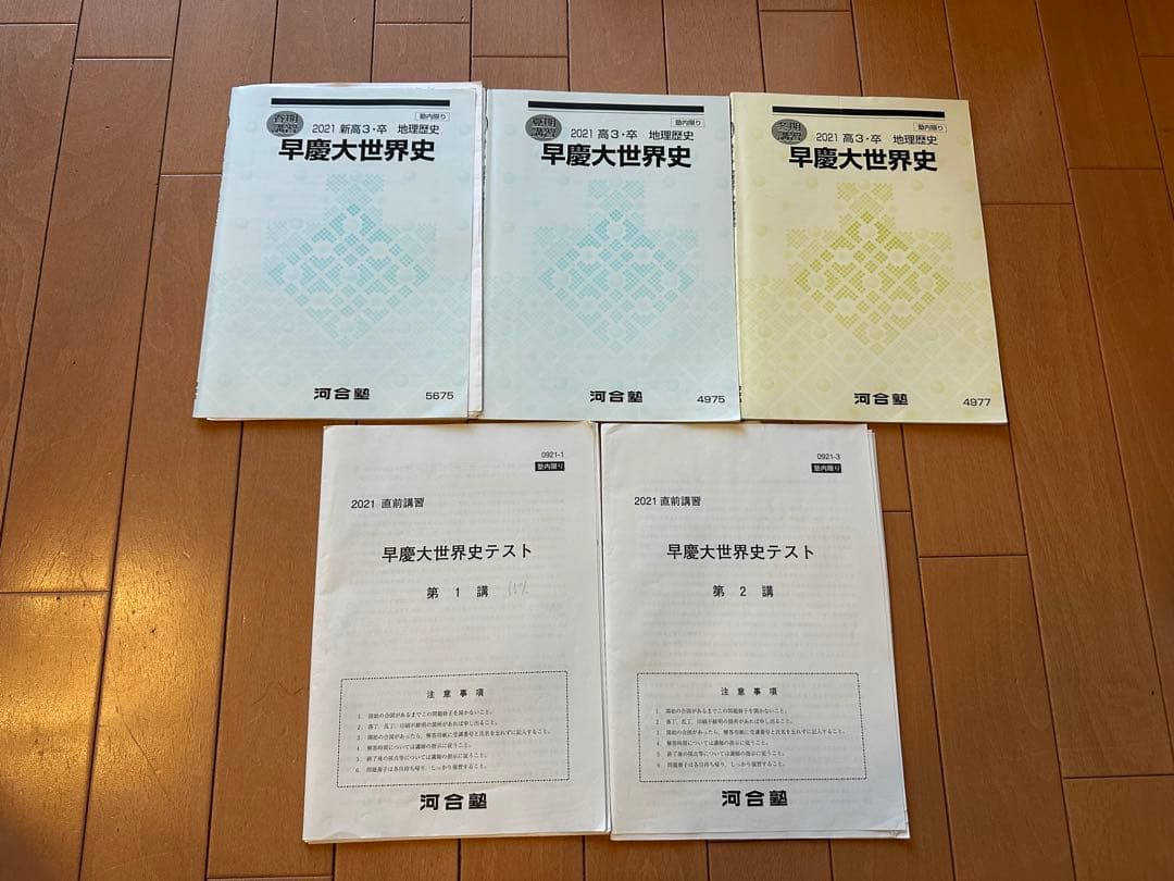 おまけ付き】河合塾 早慶大世界史 沼田ノート＋春・夏・秋・直前講習