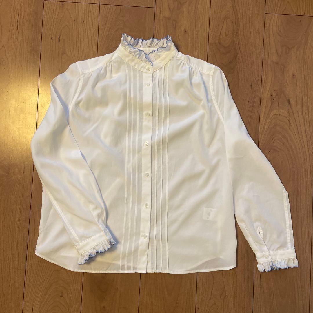 SINME スカラエンブロイダリーシャツ SINME(シンメ)のスカラエンブロイダリーシャツ通販 | 集英社HAPPY PLUS