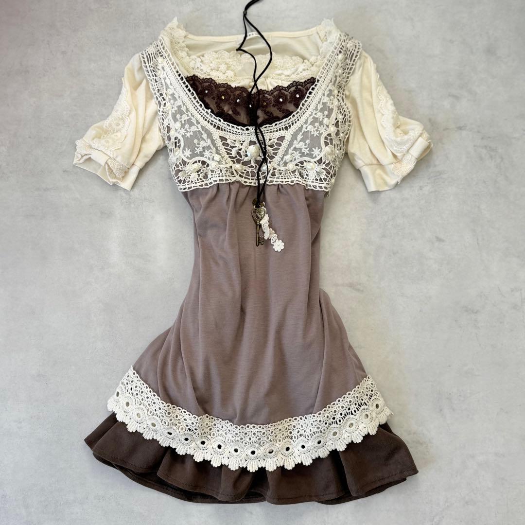 00s coquetteダークコア 森ガール フェアリーグランジ キャミソール