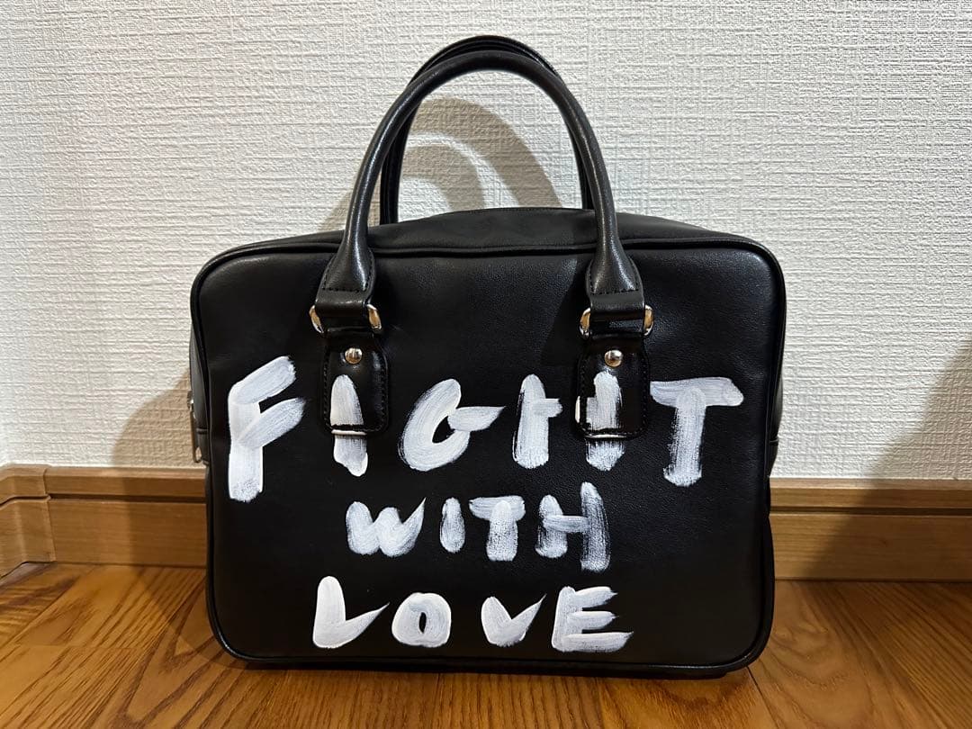 コムデギャルソンガール メッセージペイントバッグ - メルカリ