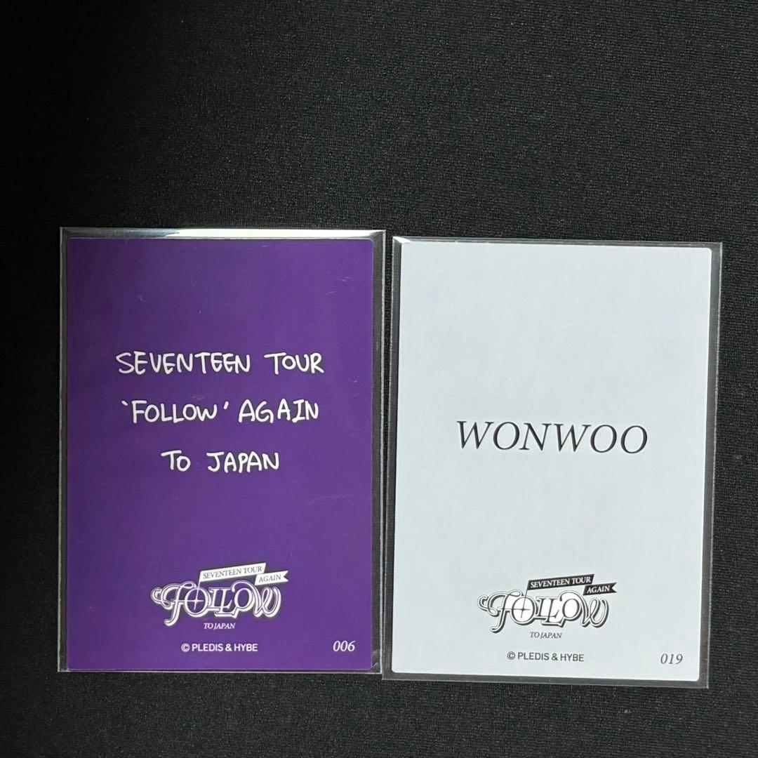 SEVENTEEN FOLLOW AGAIN TO JAPAN トレカ ウォヌ - メルカリ