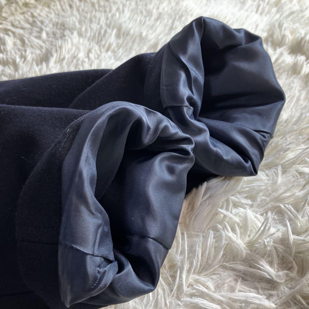 ダニエルクレミュ 良品 日本製 カシミヤ使用 フード脱着 ダッフル