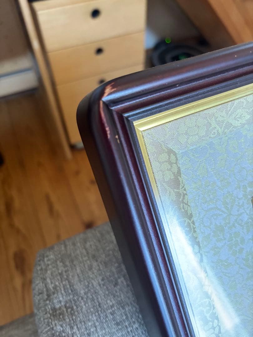 勲三等瑞宝章 勲記 額縁のみ 木製枠 勲章額 叙勲額 アンティーク雑貨