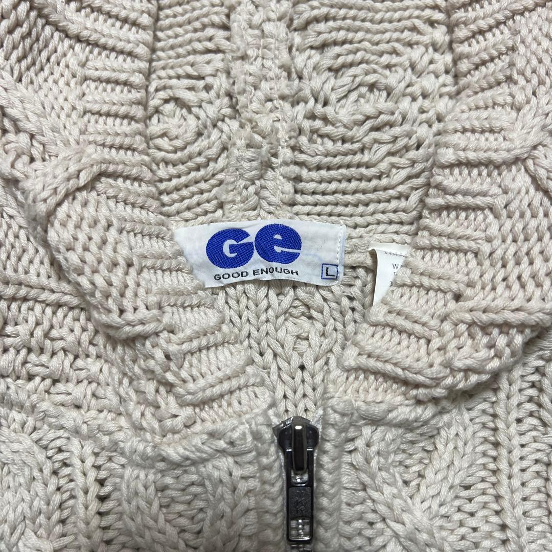 GOOD ENOUGH グッドイナフ 初期 フィッシャーマン ニット パーカー