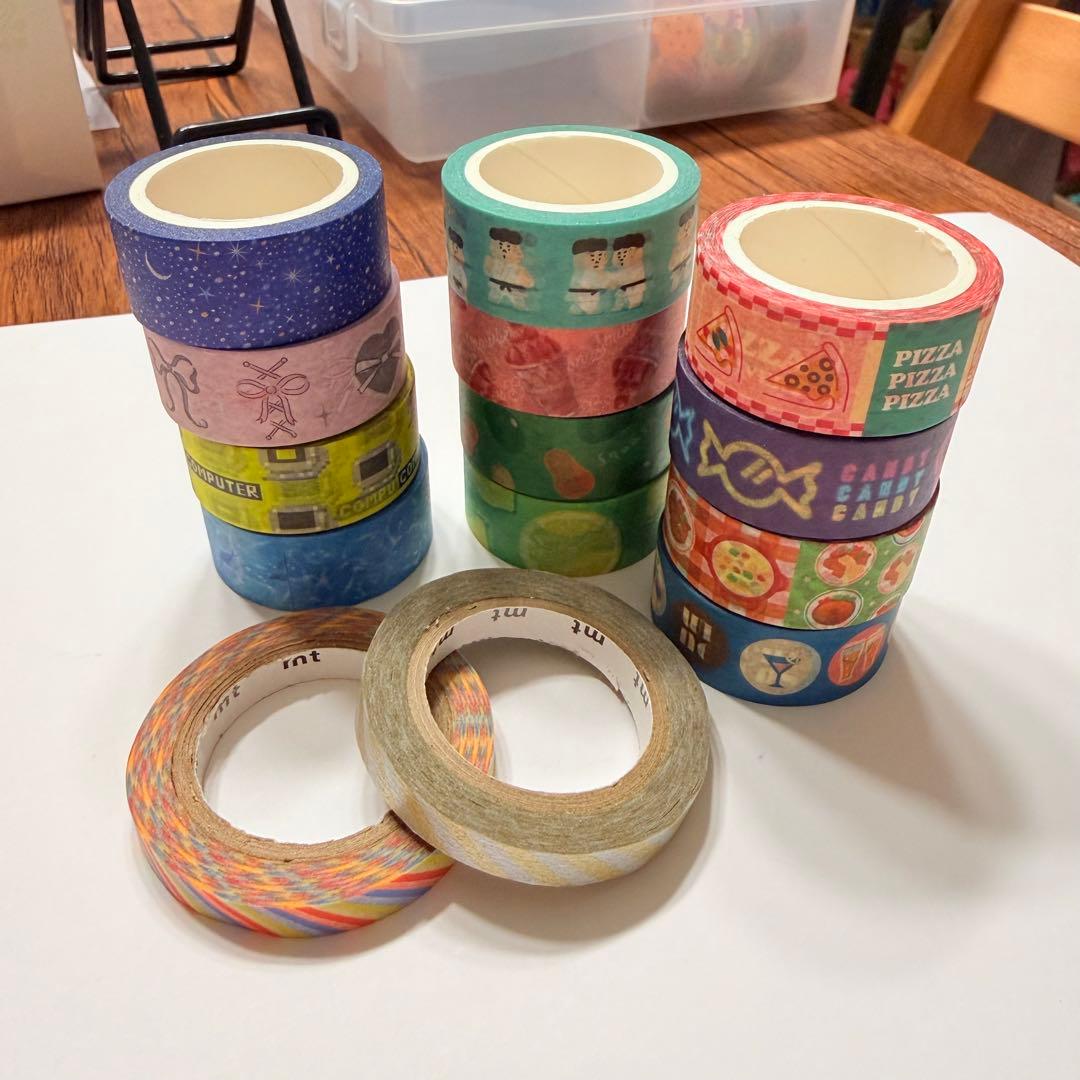 マステまとめ売り 新品12個+5mm幅中古2個 セット - メルカリ