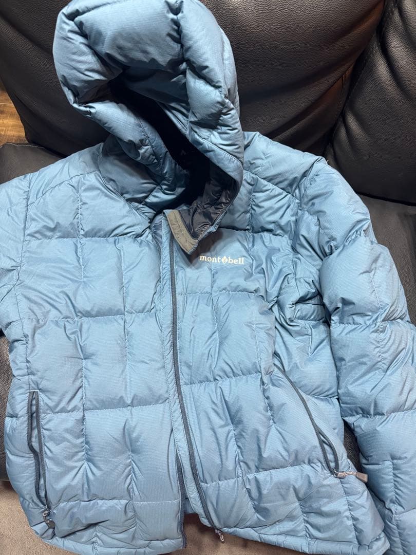 mont-bell モンベル ネージュ ダウンジャケット ブルー - メルカリ