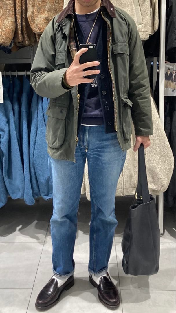 Barbour バブアー ビデイル bedale 初期型復刻 36 セージ - メルカリ