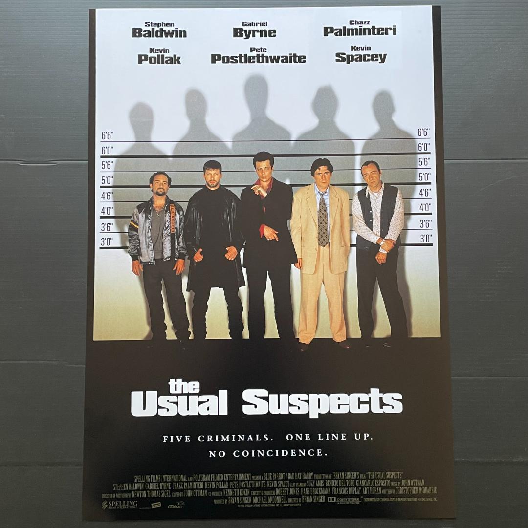 ポスター『ユージュアル・サスペクツ』（The Usual Suspects）#1