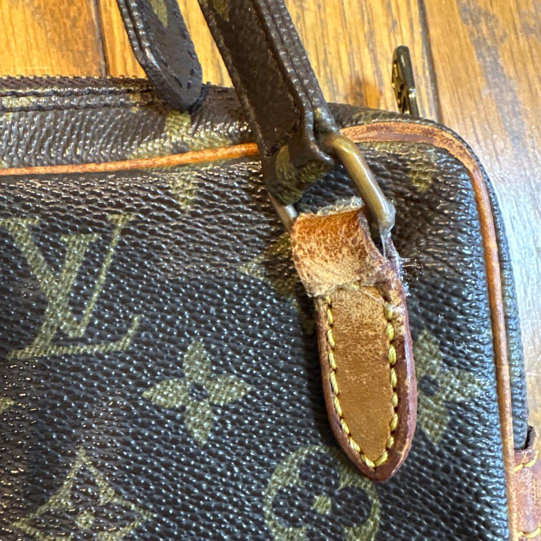 鑑定済 ルイヴィトン マルリーバンドリエール ショルダーバッグ