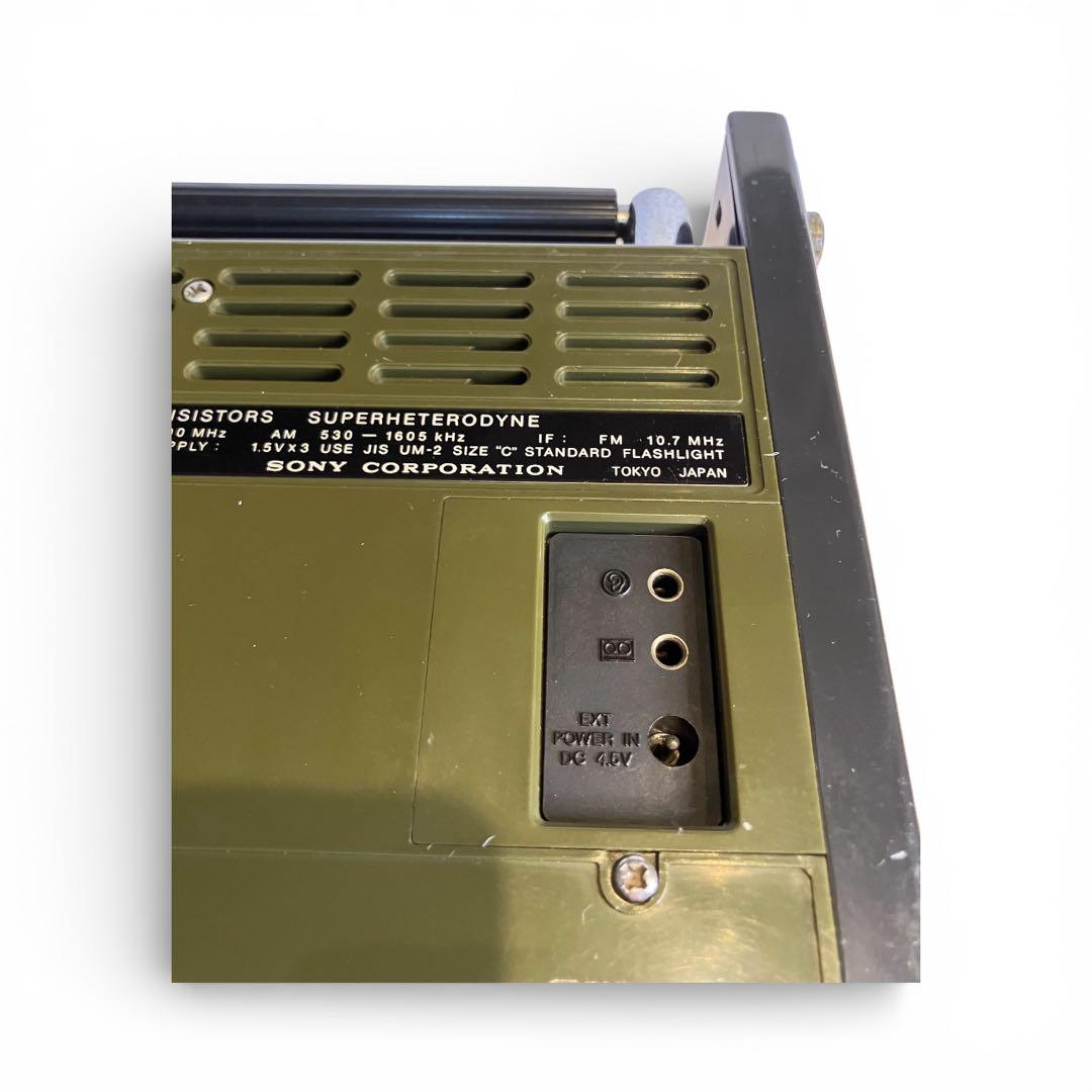 SONY TFM-777 トランジスタラジオ スポーツ7オリーブグリーン - メルカリ