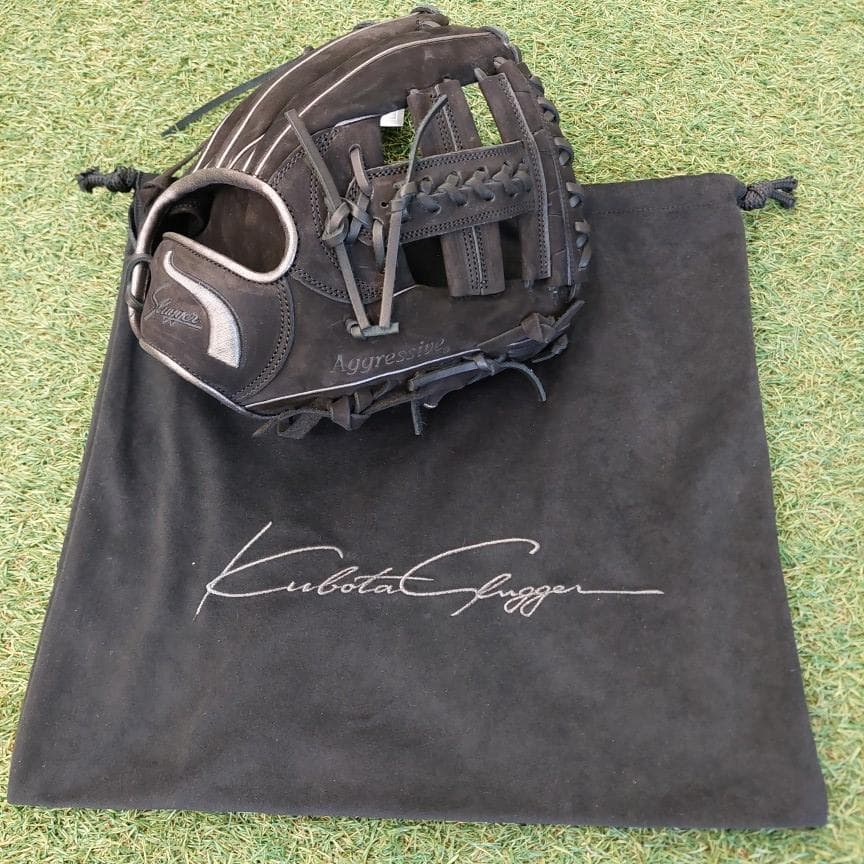 久保田スラッガー 限定品 軟式 グラブ 内野手用 T51 スエードブラック