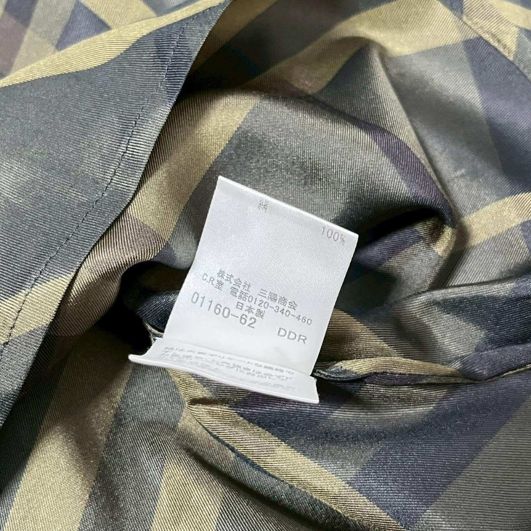 BURBERRY チェック シルク ブラウス トップス 三陽商会 N1595 - メルカリ