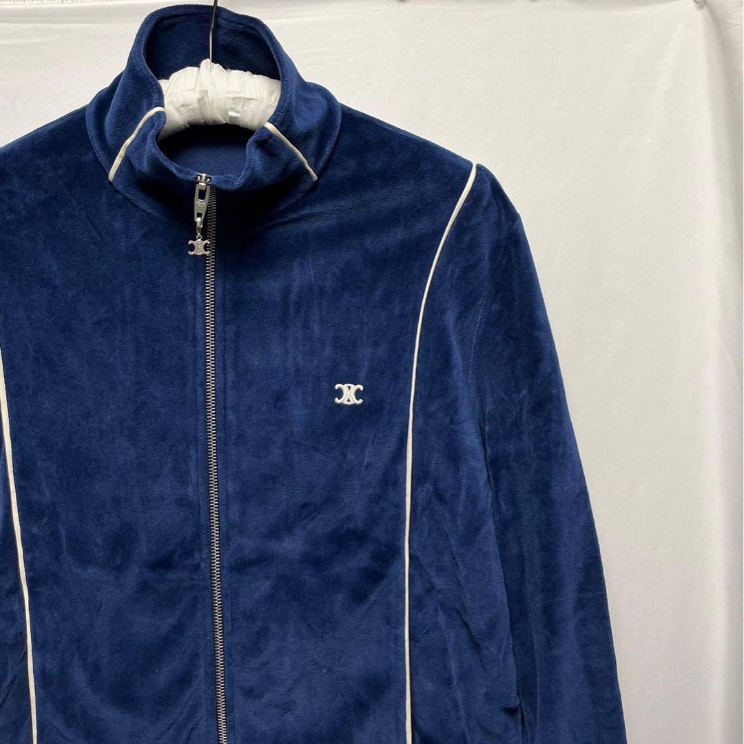 CELINE セリーヌ ベロアトラックジャケット トリオンフベルベット