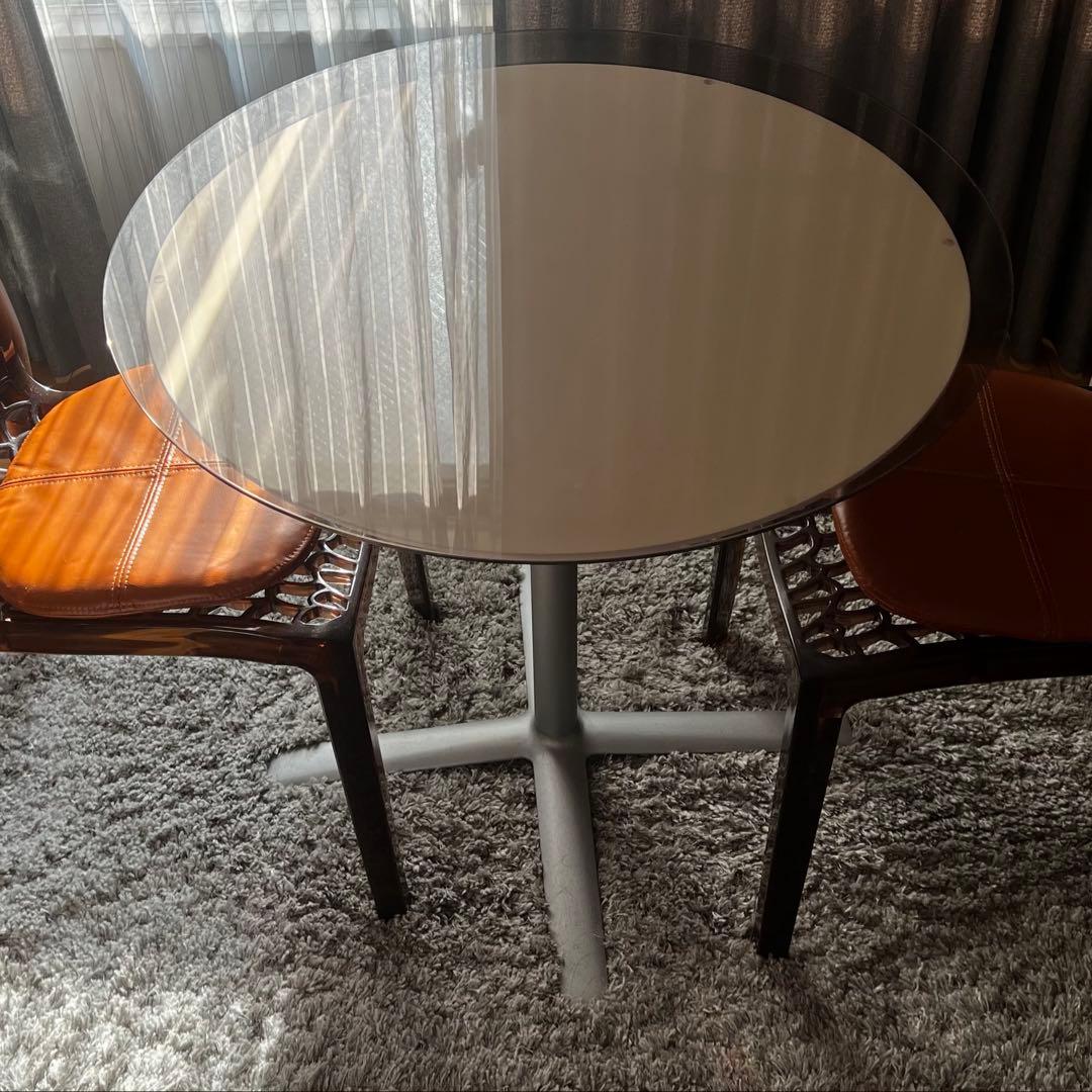 カッシーナIXC フローテーブル＋ガラス天板 FLOW(フロー テーブル） IXC | カッシーナ・イクスシー