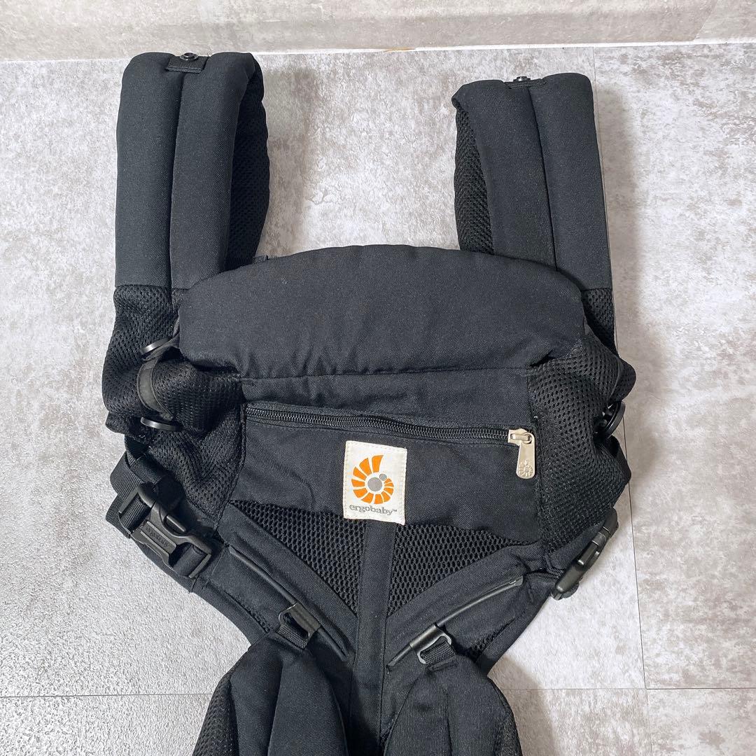 エルゴ ergo オムニ360 クールエア ブラック 黒 抱っこ紐 - メルカリ