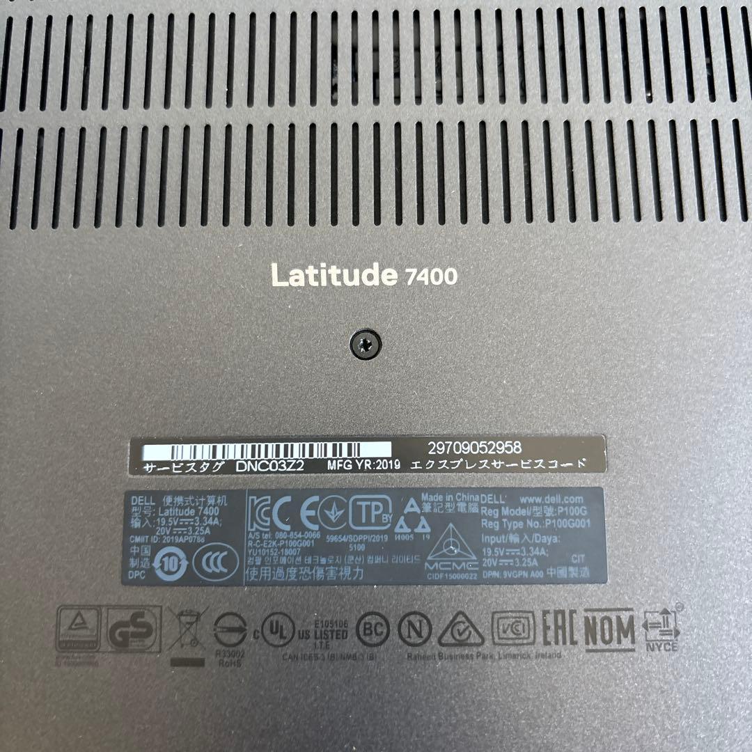 DELL latitude 7400 i5-8365U メモリ8GB #5956 - メルカリ