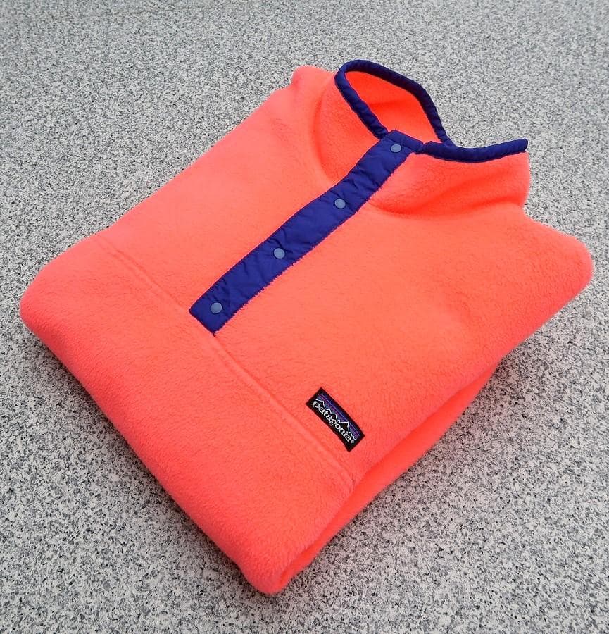 極上 XL パタゴニア 1989 スナップT ネオンオレンジ 80s - メルカリ