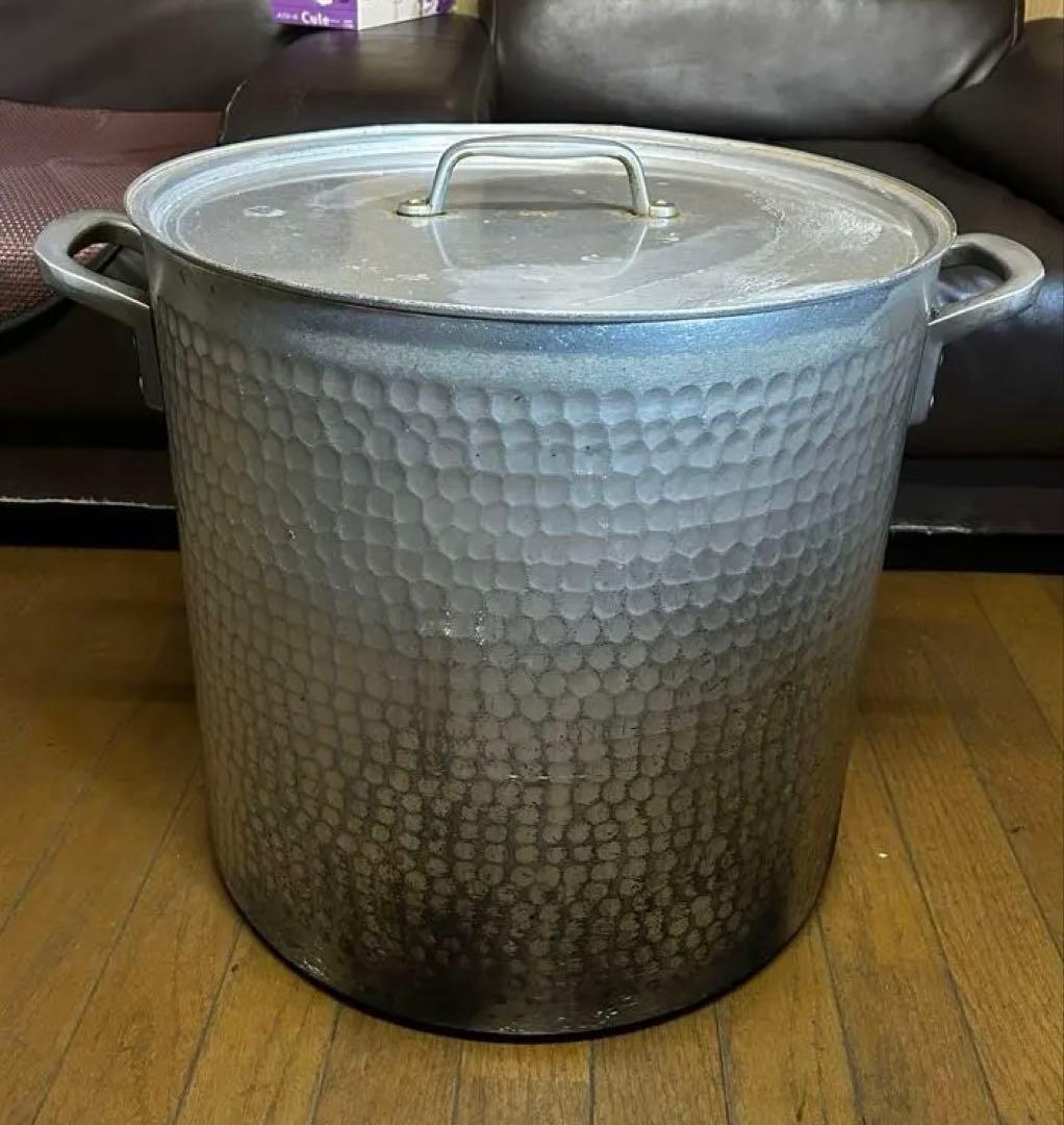 アルミ　両手深型鍋　寸胴鍋　SS 45cm 業務用　蓋付き 10000023_1.jpg