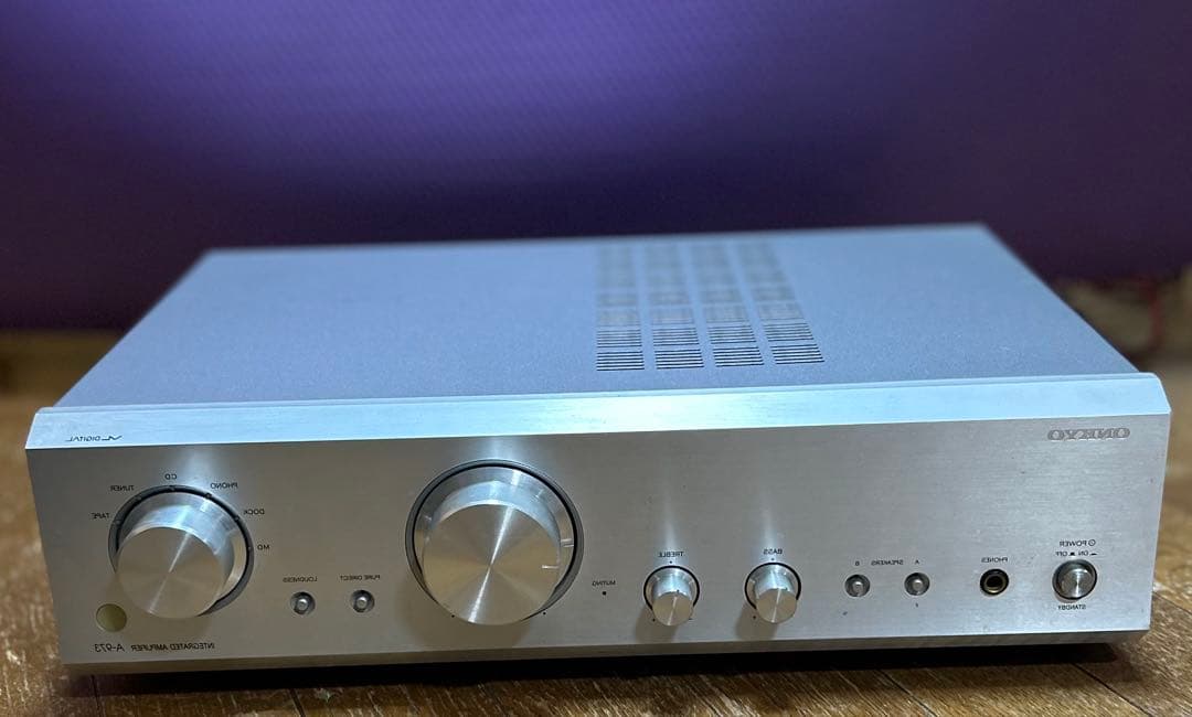 ONKYO プリメインアンプ 最大出力85W+85W A-973(S) シルバー ONKYO A-973 プリメインアンプ | SwingAudio Shop