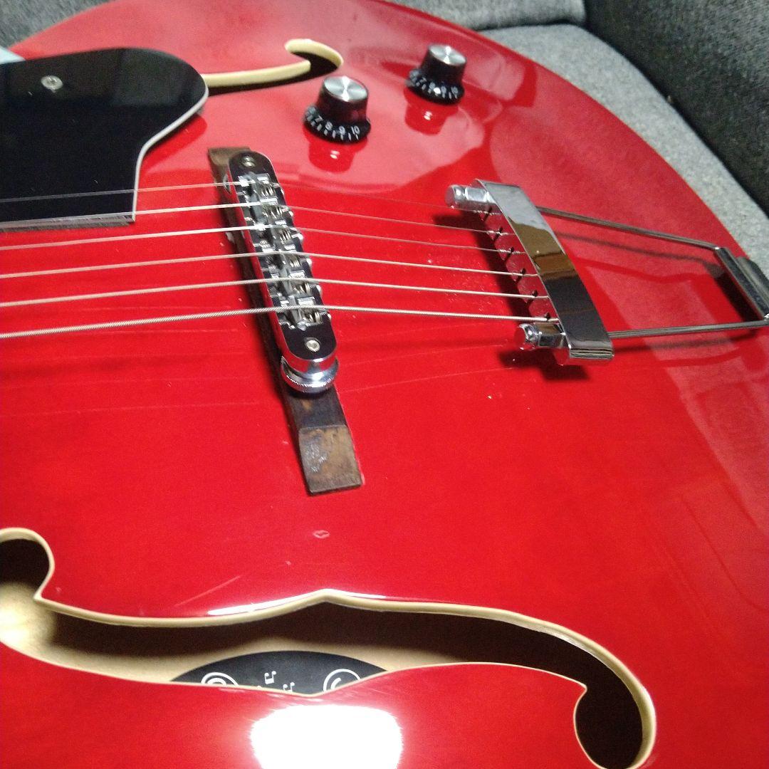 Grote セミアコースティックギター レッドの通販はau PAY マーケット