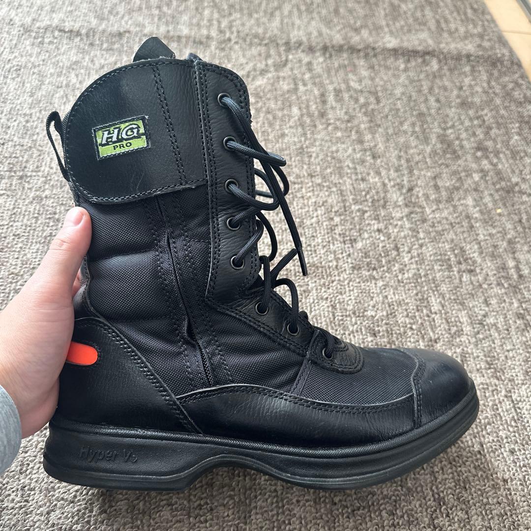 救助大会用】布革製編上作業靴 ハイパーVソール HG-PRO2箱無し - 安全