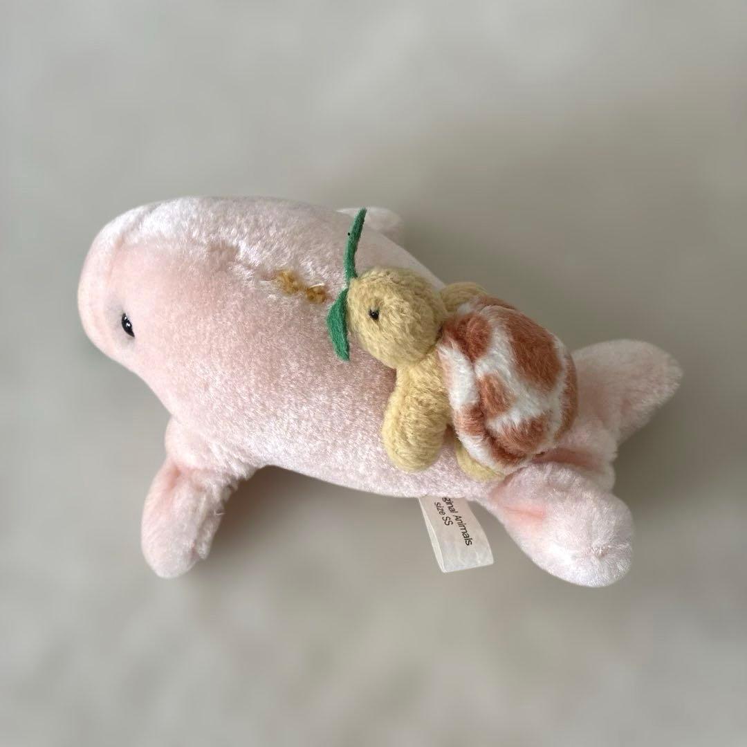 鳥羽水族館☆ジュゴン 亀乗り ぬいぐるみ レア マスコット - メルカリ