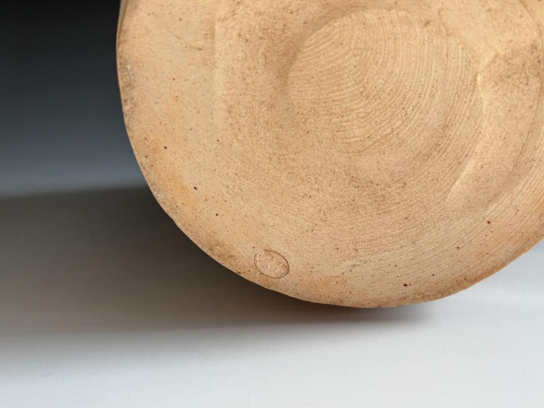 10代坂高麗左衛門 萩焼 縄暖簾 水指 茶道具