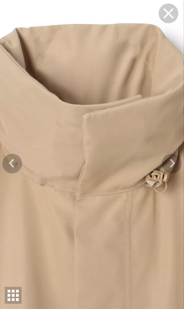 Hyke ベージュ フード付きロングコート サイズ3 (新品・未開封) - メルカリ