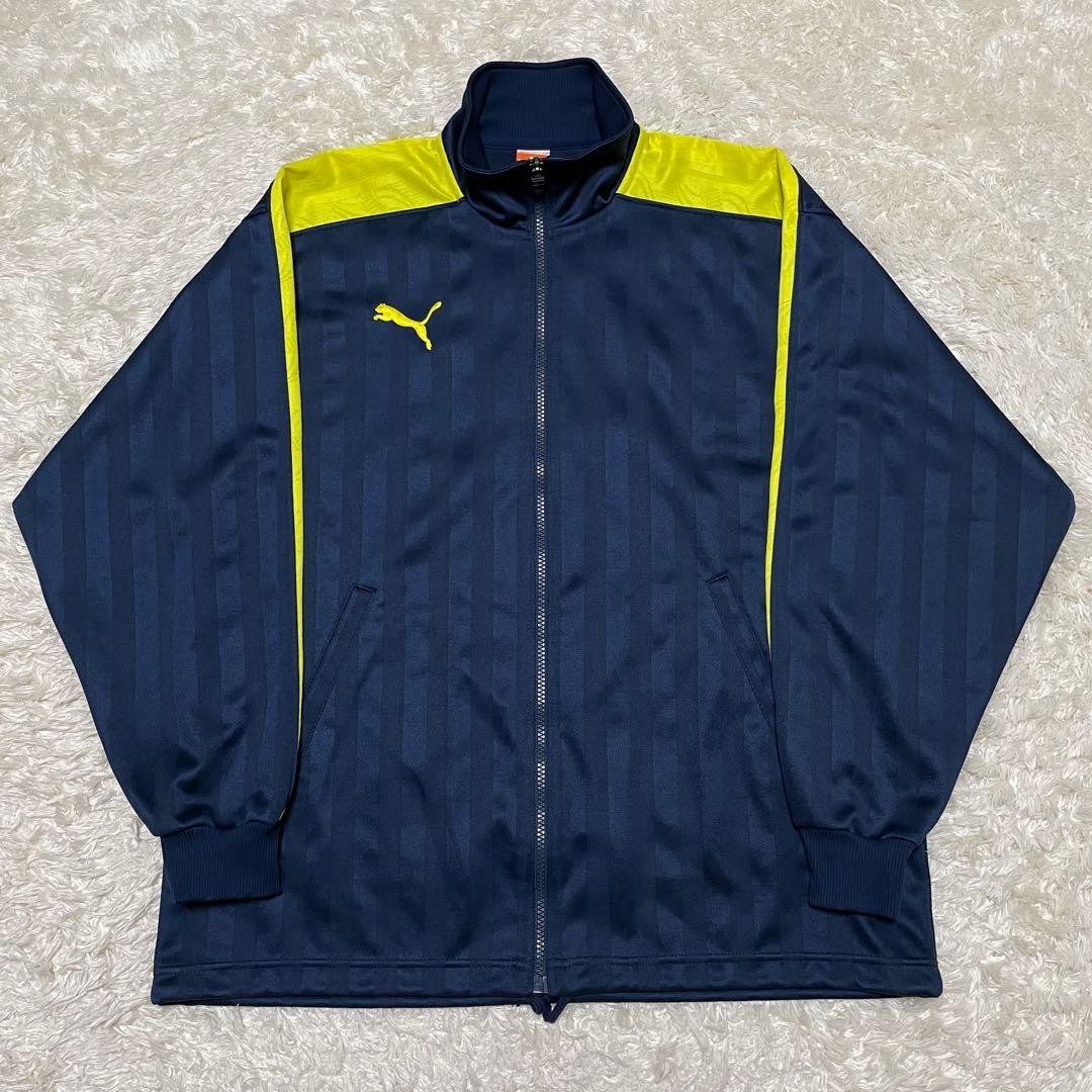 PUMA プージャ ジャージ ネイビー イエロー セットアップ 上下セット M