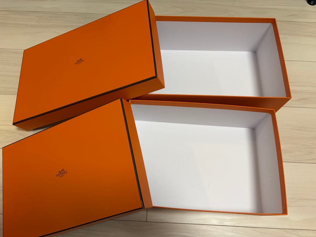 エルメス HERMES オレンジボックス 2つセット - メルカリ