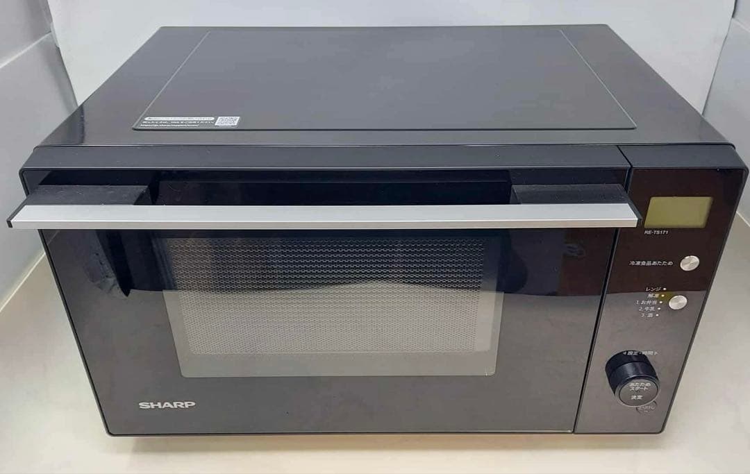 SHARP 電子レンジ RE-TS171-B 2023年製 単機能レンジ RE-TS171-B ブラック系 [17L /50/60Hz] SHARP｜シャープ