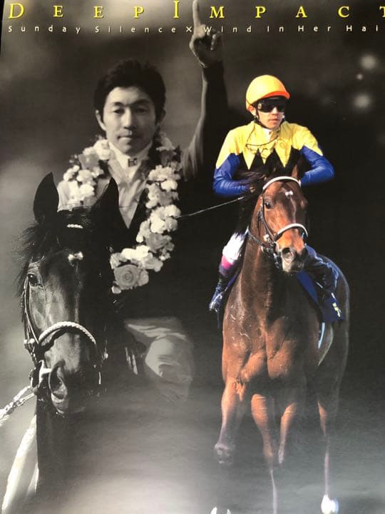 武豊直筆サイン入りディープインパクト ポスター - メルカリ