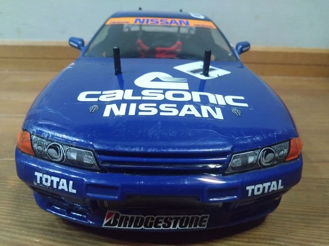 タミヤ カルソニック スカイライン GT-R ボディ TA02 シャーシ セット