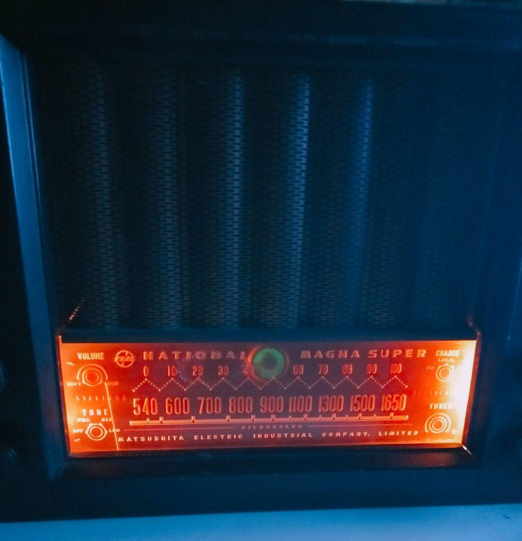 希少 ナショナル 真空管ラジオMAGNA SUPER BX-210 昭和レトロ - メルカリ