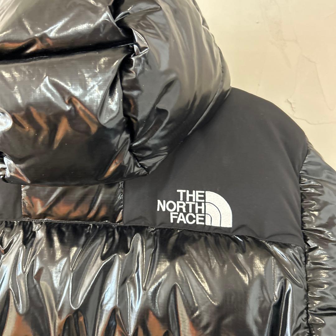 22AW ノースフェイスx シュプリームブラックダウンジャケット コラボ