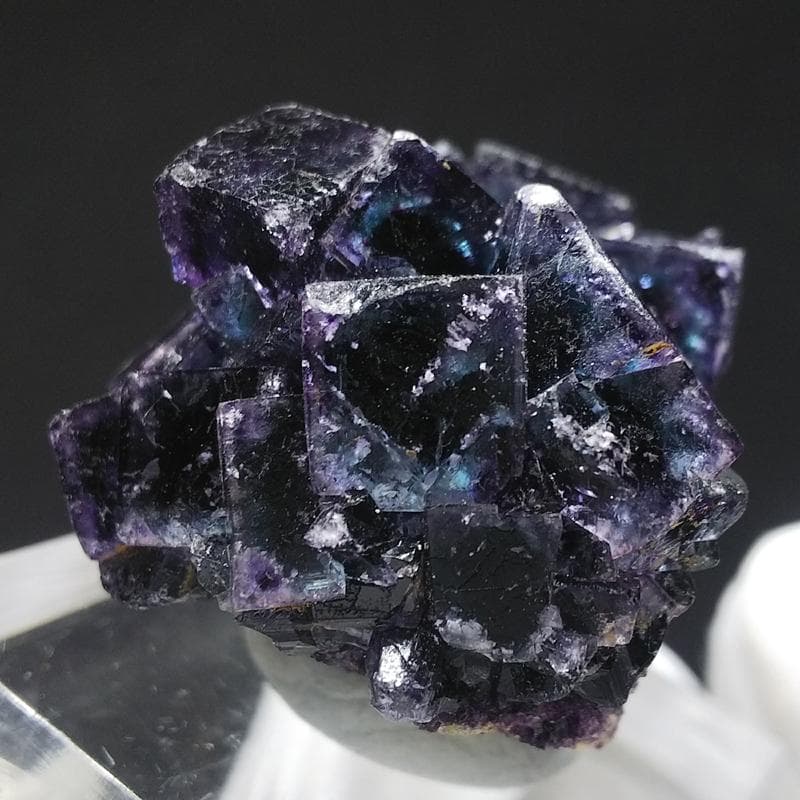 347 オコルス鉱山産 パープル ブルー フローライト - メルカリ