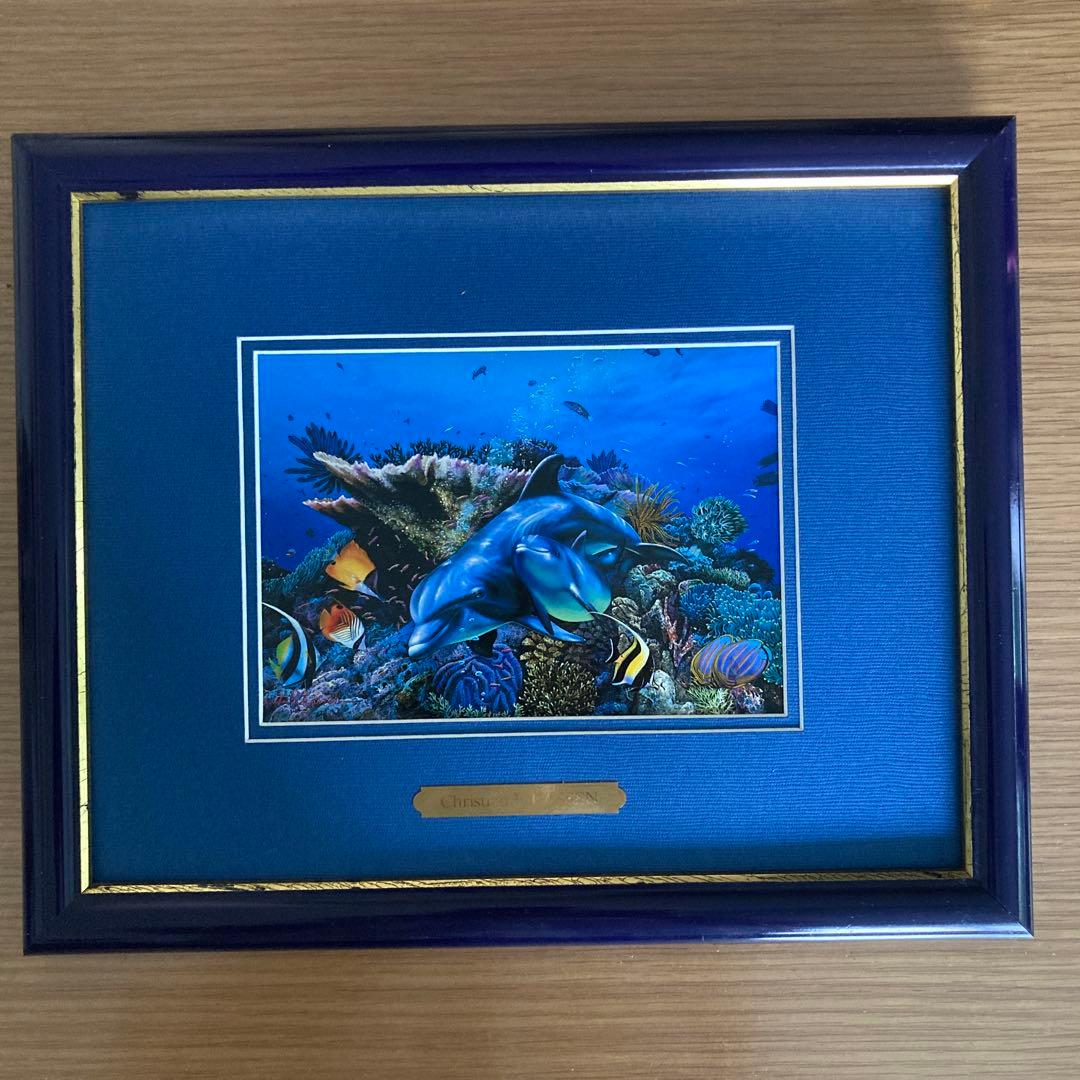 特価絵画 マリンアート 額 クリスチャン・ラッセン マザーズ・ラブ