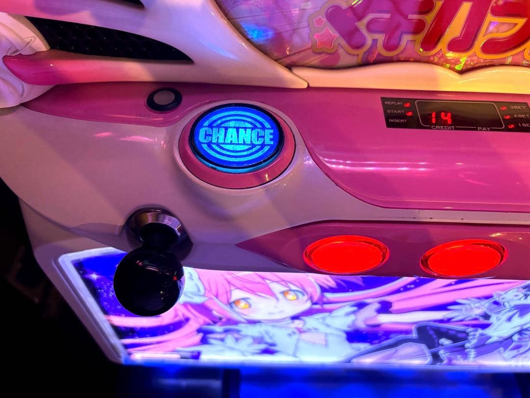 まどマギ初代 スロット アルティメットパネル 実機 コイン不要機付