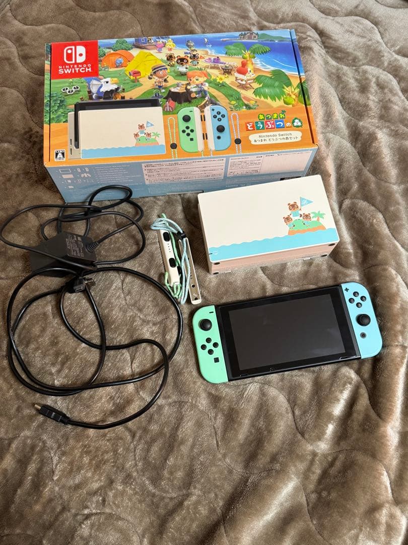 Nintendo Switch あつ森 マイニンテンドーストア、「あつ森」デザインのSwitchドックとJoy-Con