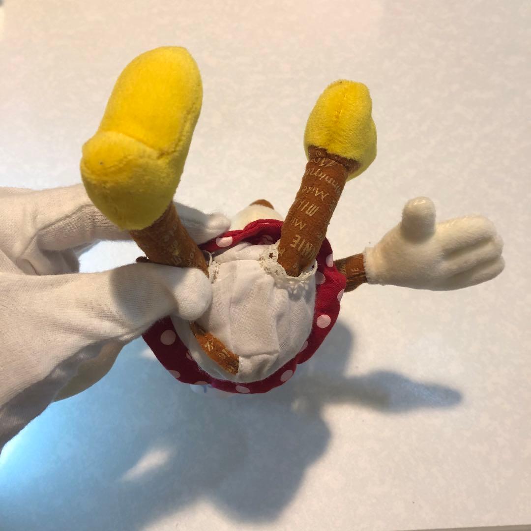 ディズニー ミニーちゃん・ミニーマウス ぬいぐるみ レトロ - メルカリ